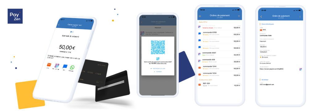 application mobile pour envoyer des liens de paiement