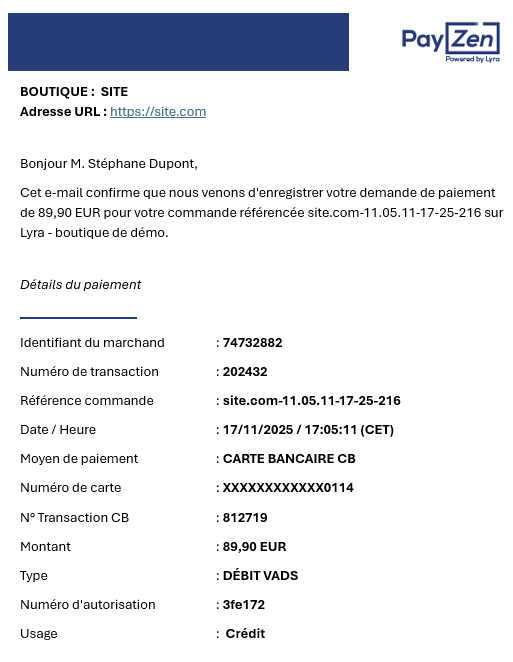 paiement acheteur question